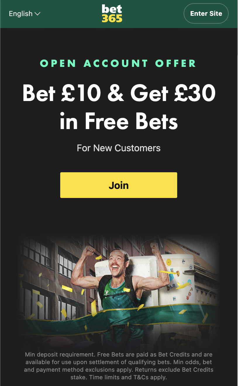 bet365 uk sign up offer