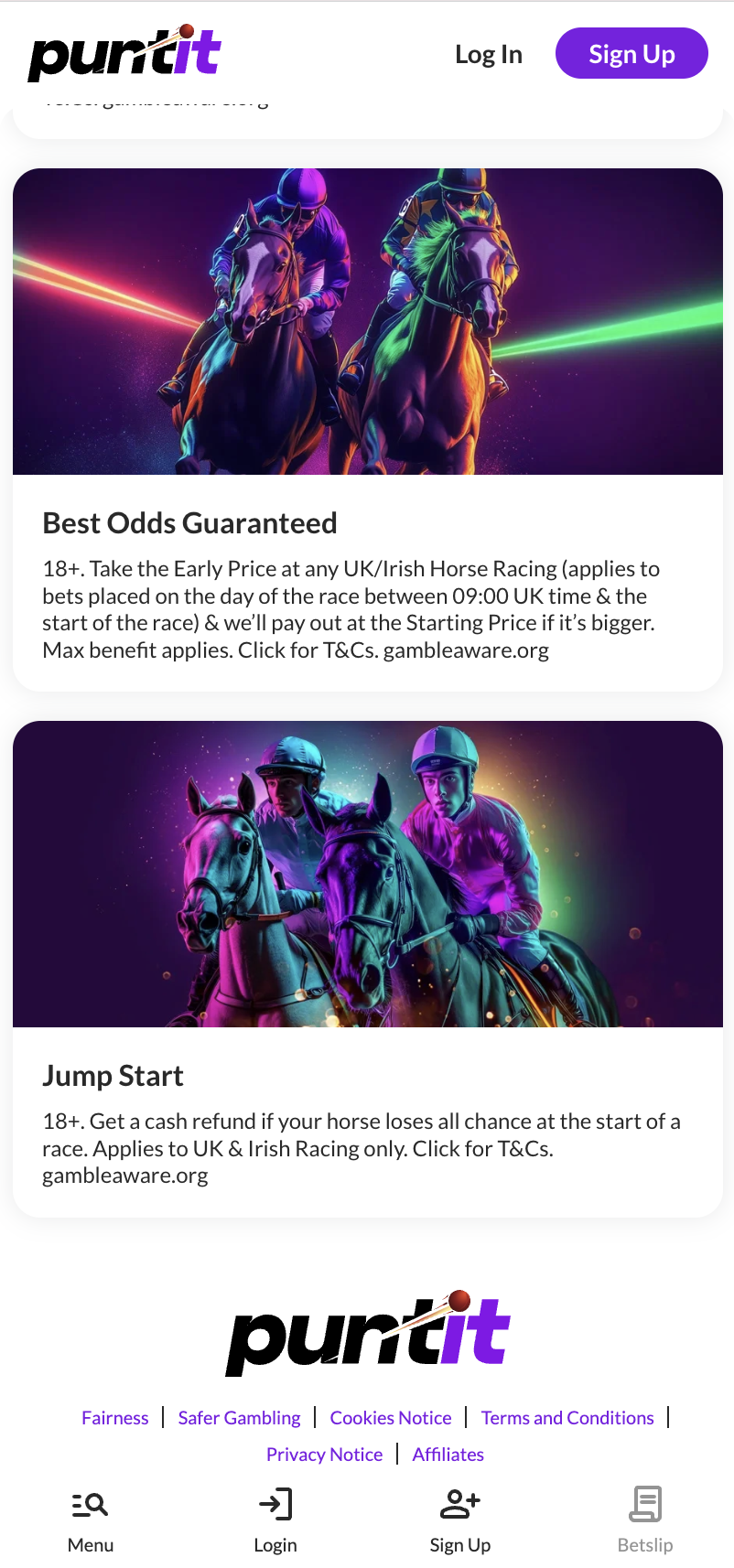 Puntit existing customer promotions