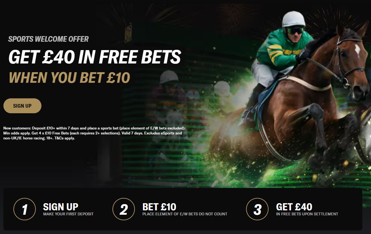 BetMGM Cheltenham offer: Bet £10 Get £40 on the Gold Cup