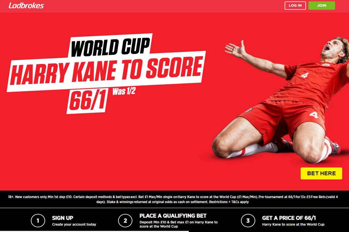 Harry Kane top scorer odds: Get enhanced odds up to 66/1 on England’s star man